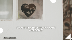 60 Alternatives To You Are Welcome