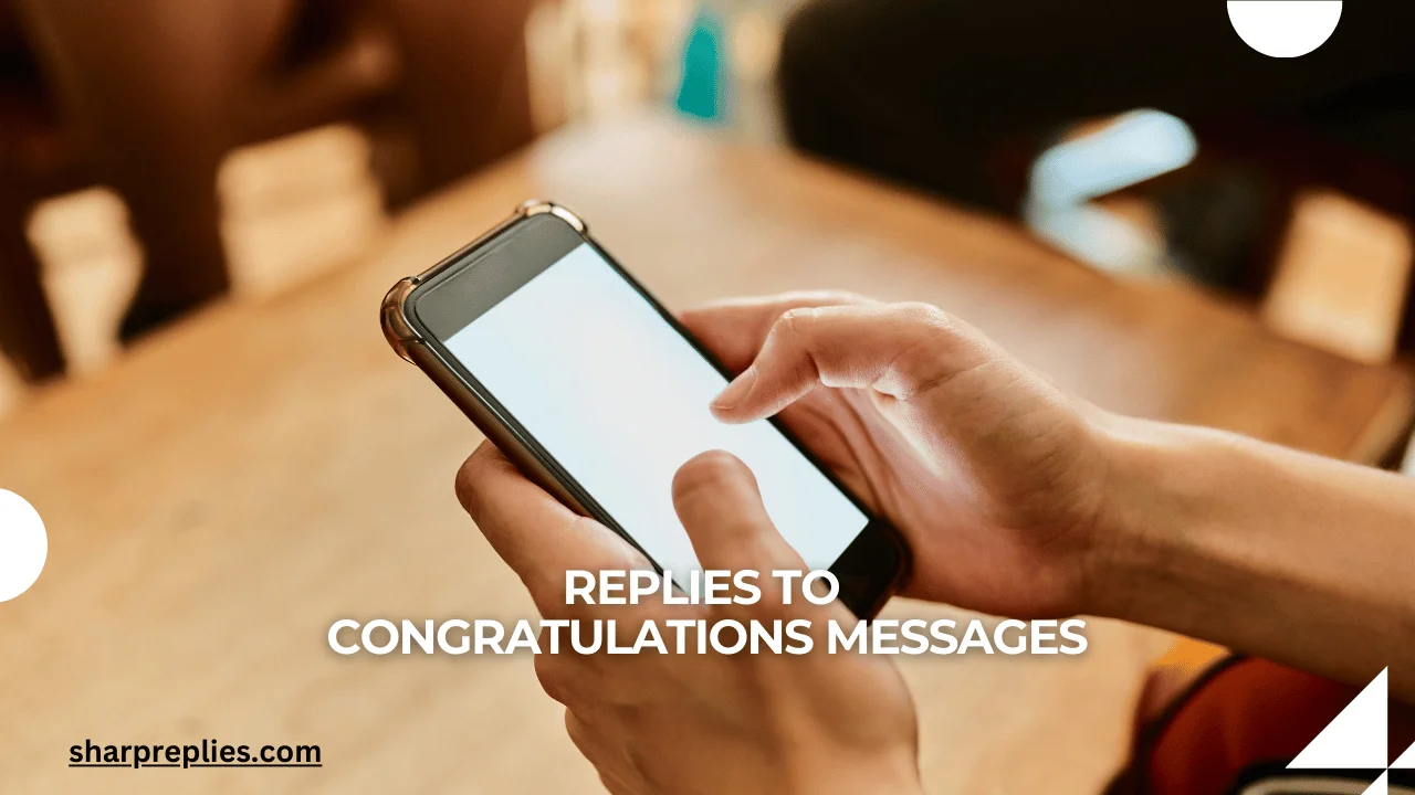 Replies-to-congratulations-messages